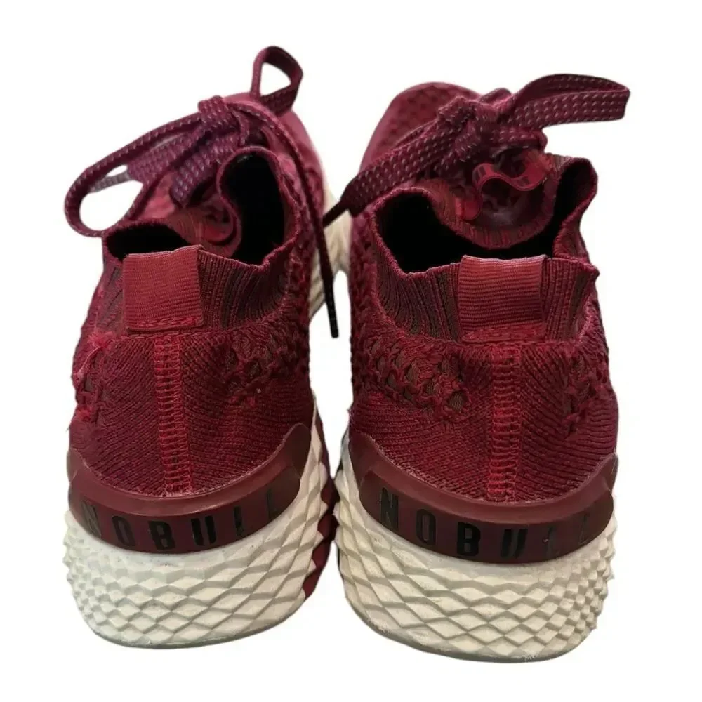 NOBULL Crimson Men's Mid-rise Diamond Knit Runners Sneakers 9